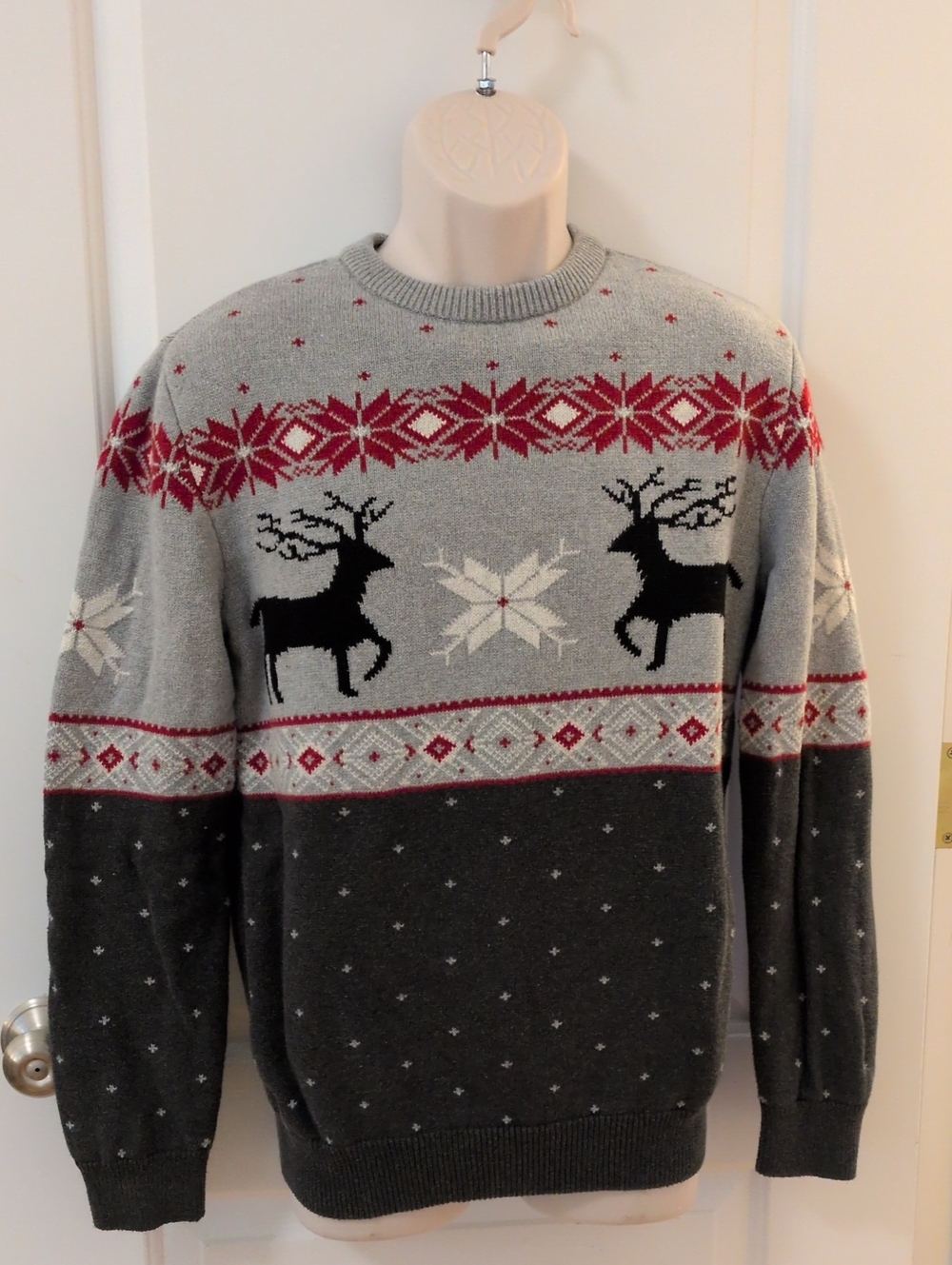 CHAPS Reindeer Sweater